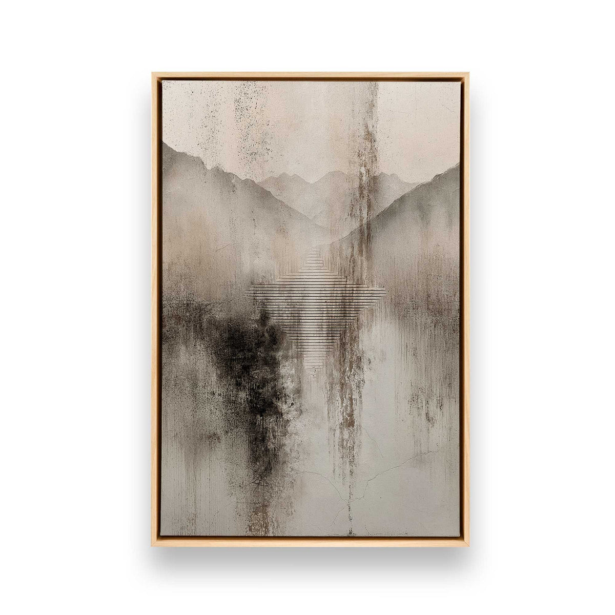 [Color:American Maple], Picture of art in an American Maple frame