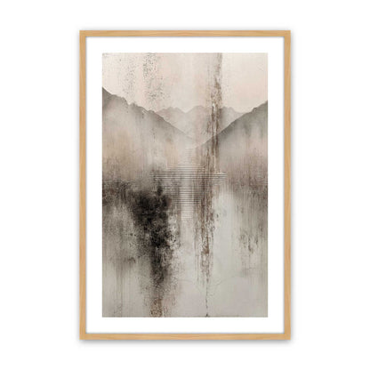[Color:American Maple], Picture of art in an American Maple frame