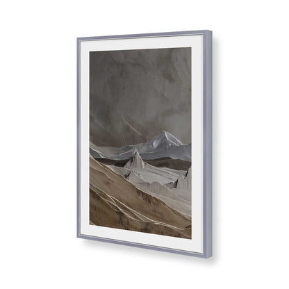 [Color:Polished Chrome], Picture of art in a Polished Chrome frame of the corner