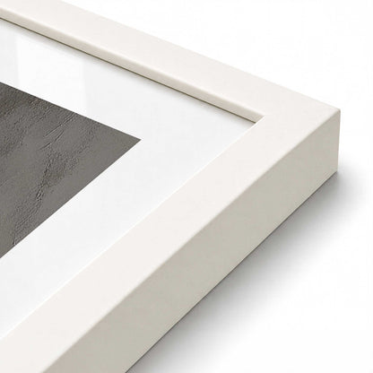 [Color:Opaque White], Picture of art in a Opaque White frame at an angle