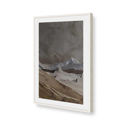 [Color:Opaque White], Picture of art in a Opaque White frame of the corner