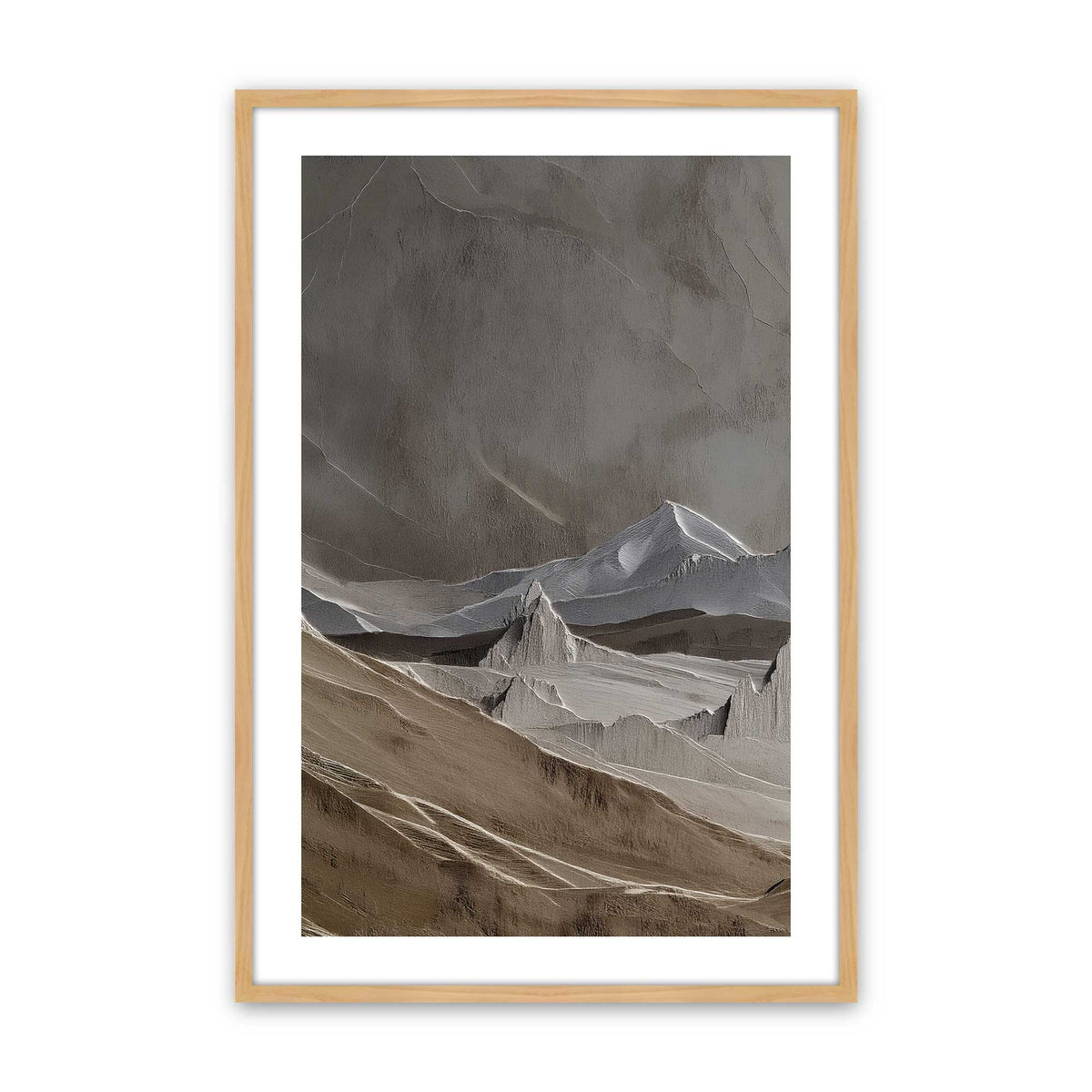 [Color:American Maple], Picture of art in a American Maple frame