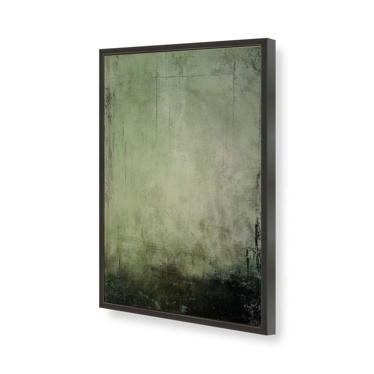 [Color:Satin Black], Picture of art in a Satin Black frame of the corner