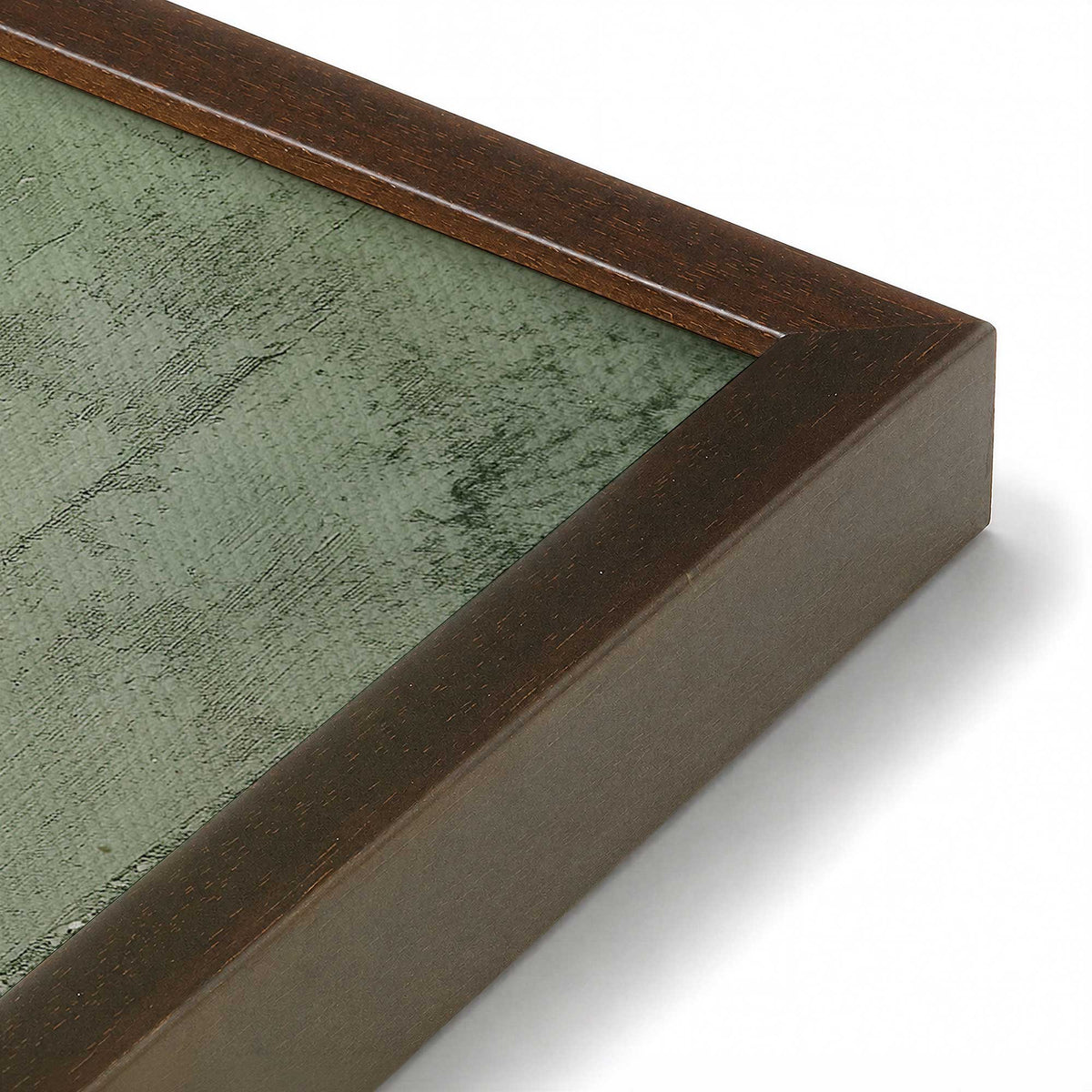 [Color:Belvinder Brown], Picture of art in a Belvinder Brown frame at an angle
