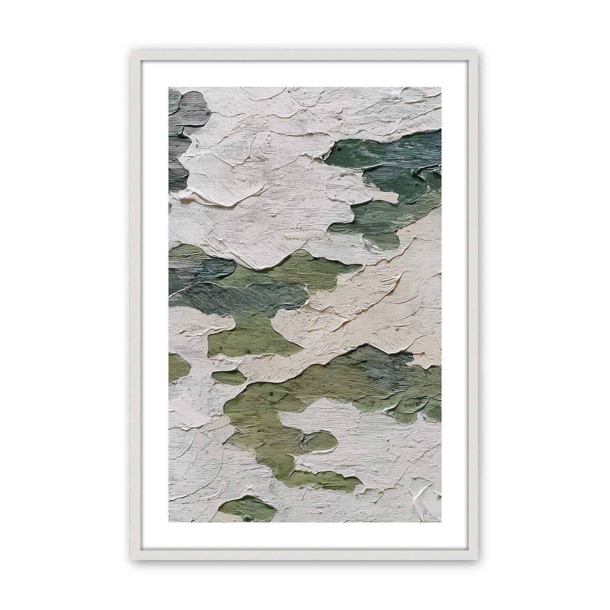 [Color:Opaque White], Picture of art in a Opaque White frame