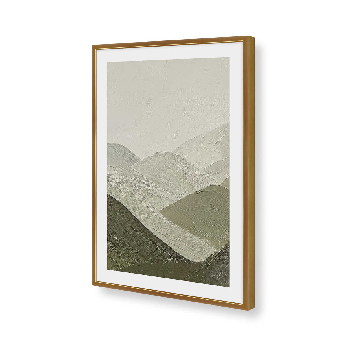 [Color:Polished Gold], Picture of art in a Polished Gold frame of the corner