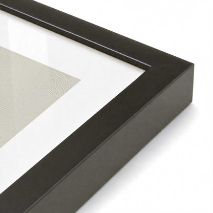 [Color:Satin Black], Picture of art in a Satin Black frame at an angle