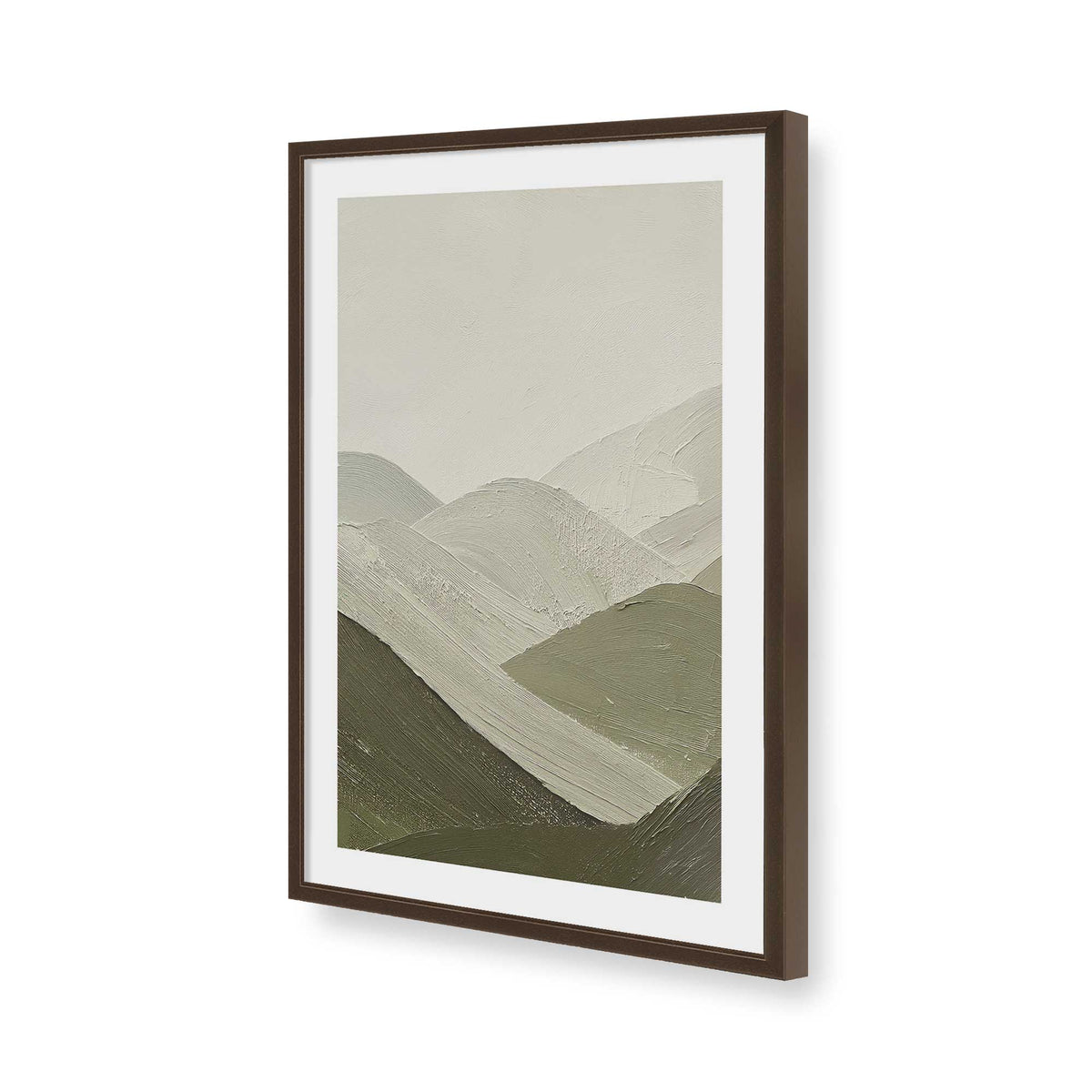 [Color:Belvinder Brown], Picture of art in a Belvinder Brown frame of the corner