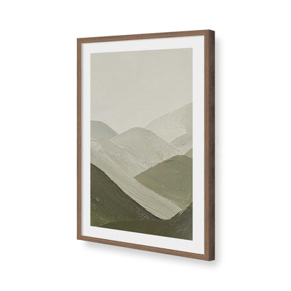 [Color:Walnut], Picture of art in a Walnut frame of the corner