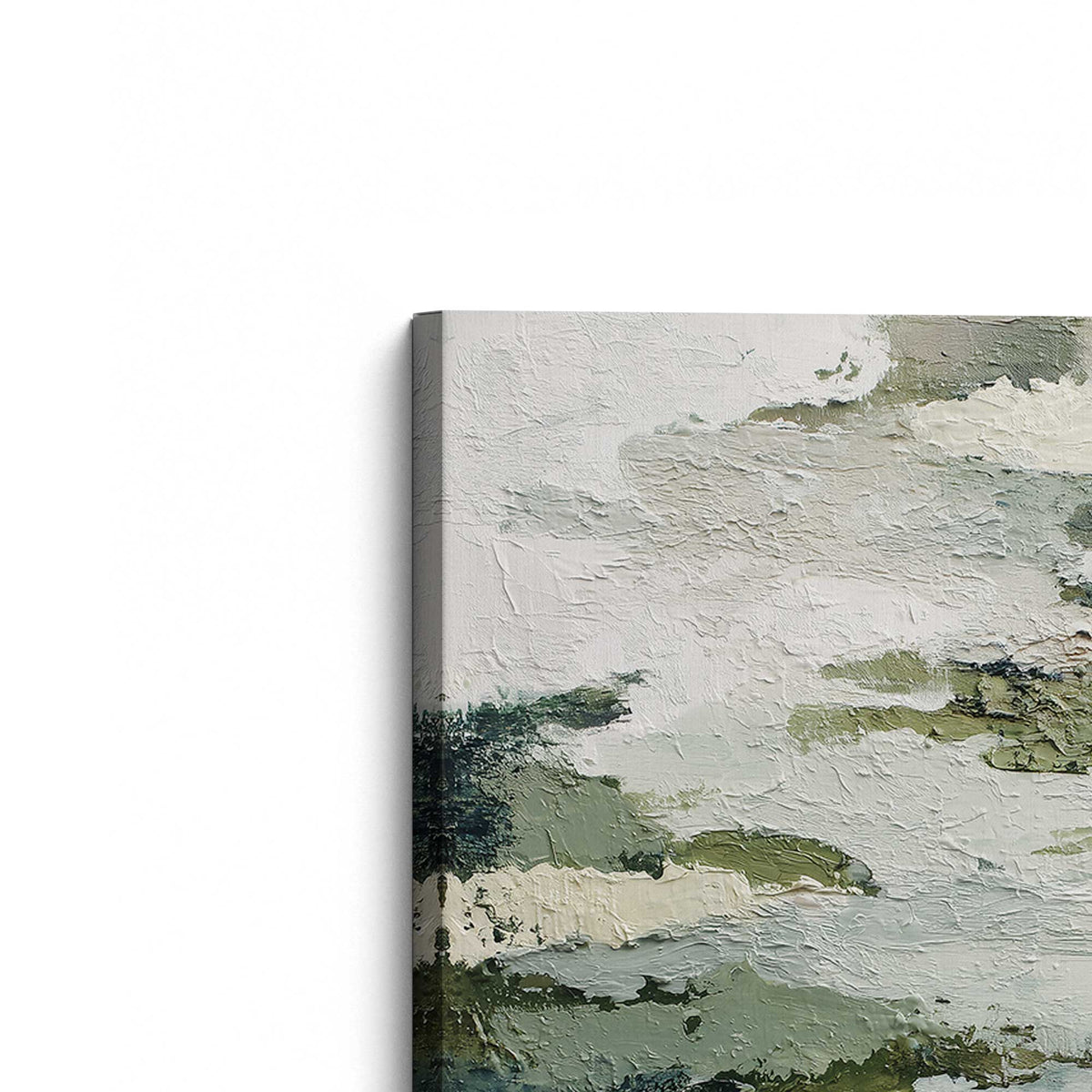 [Color:Stretched Canvas], Picture of the corner of the art