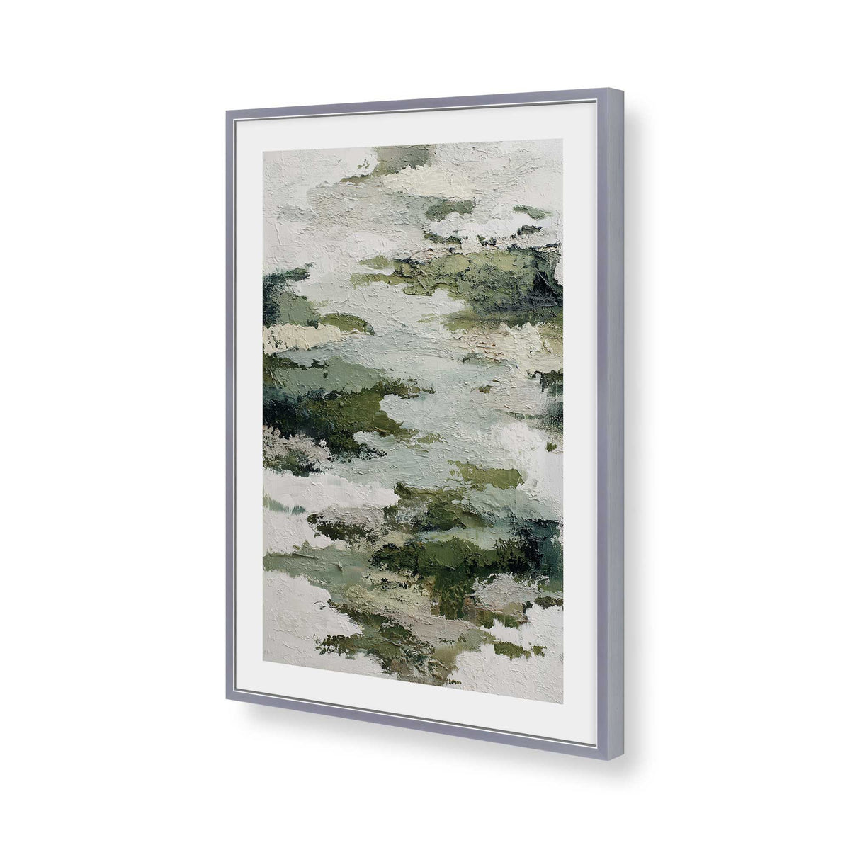 [Color:Polished Chrome], Picture of art in a Polished Chrome frame of the corner