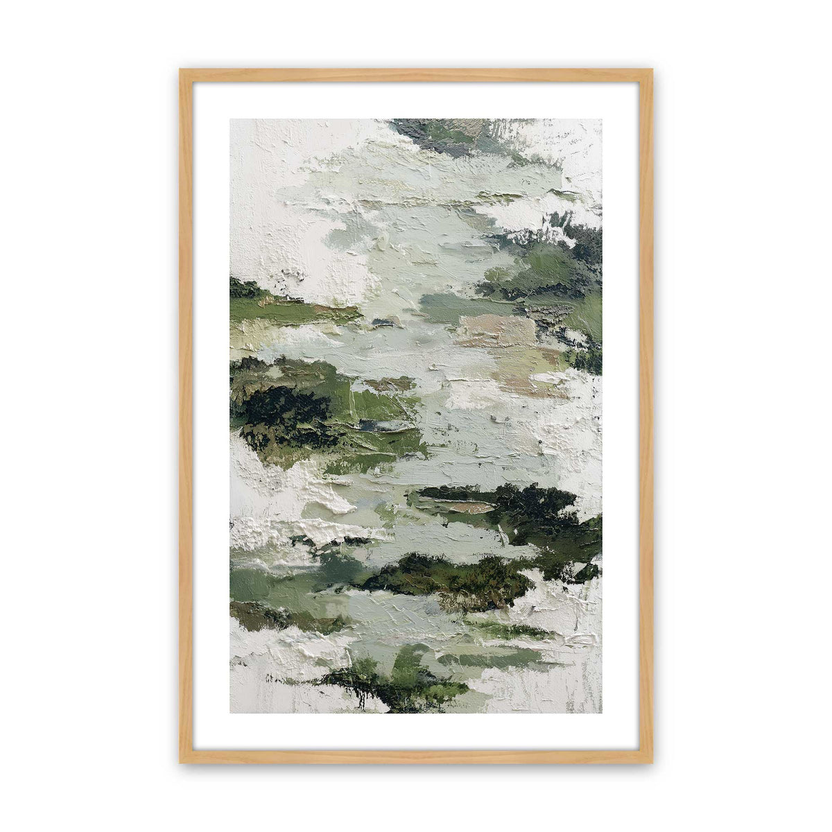 [Color:American Maple], Picture of art in a American Maple frame