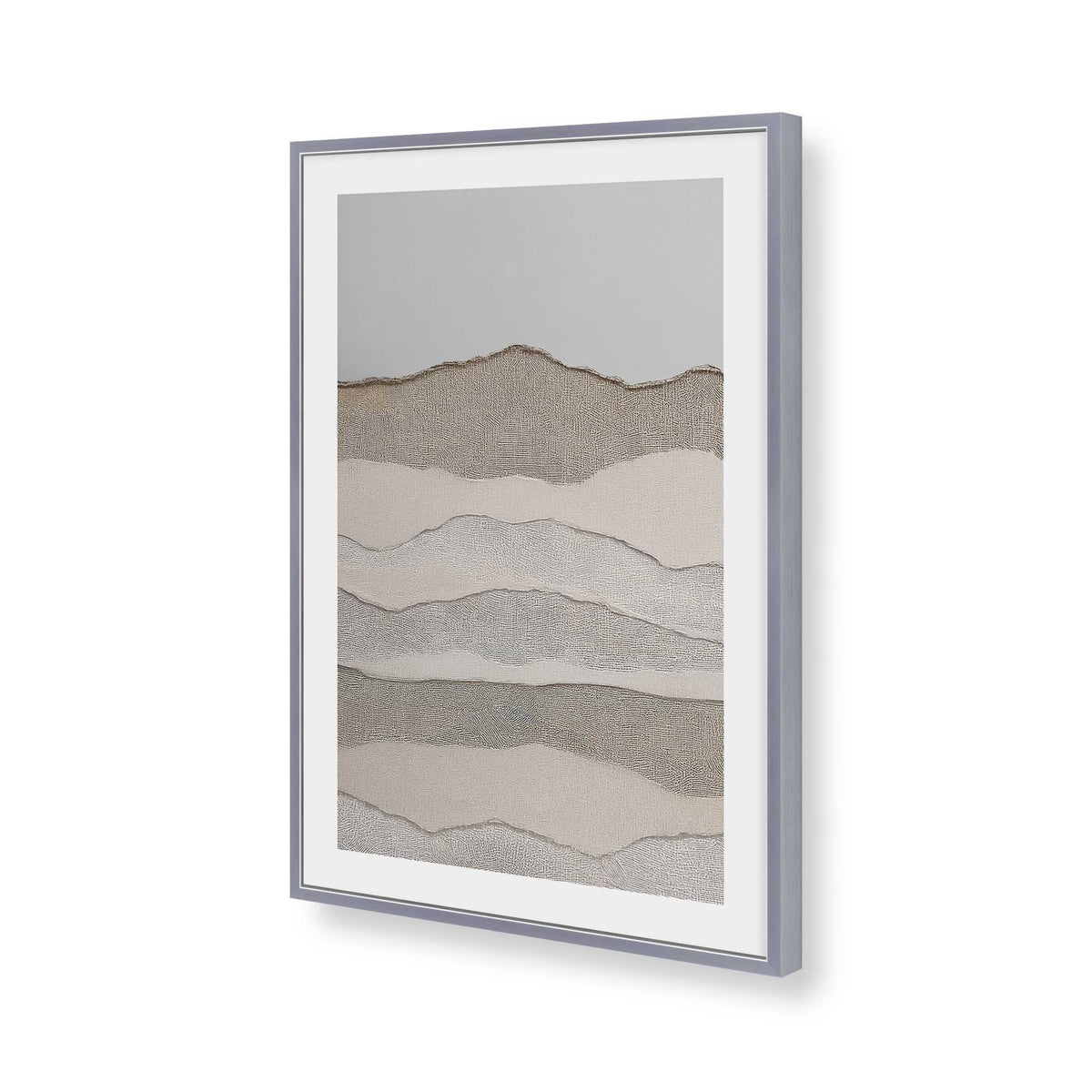 [Color:Polished Chrome], Picture of art in a Polished Chrome frame of the corner