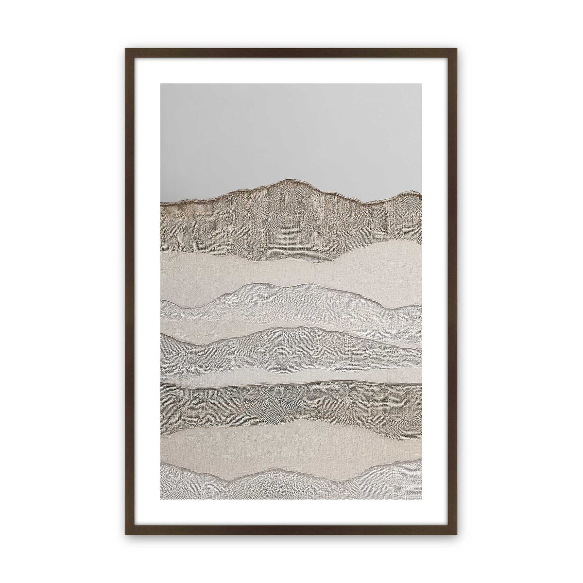 [Color:Belvinder Brown], Picture of art in a Belvinder Brown frame