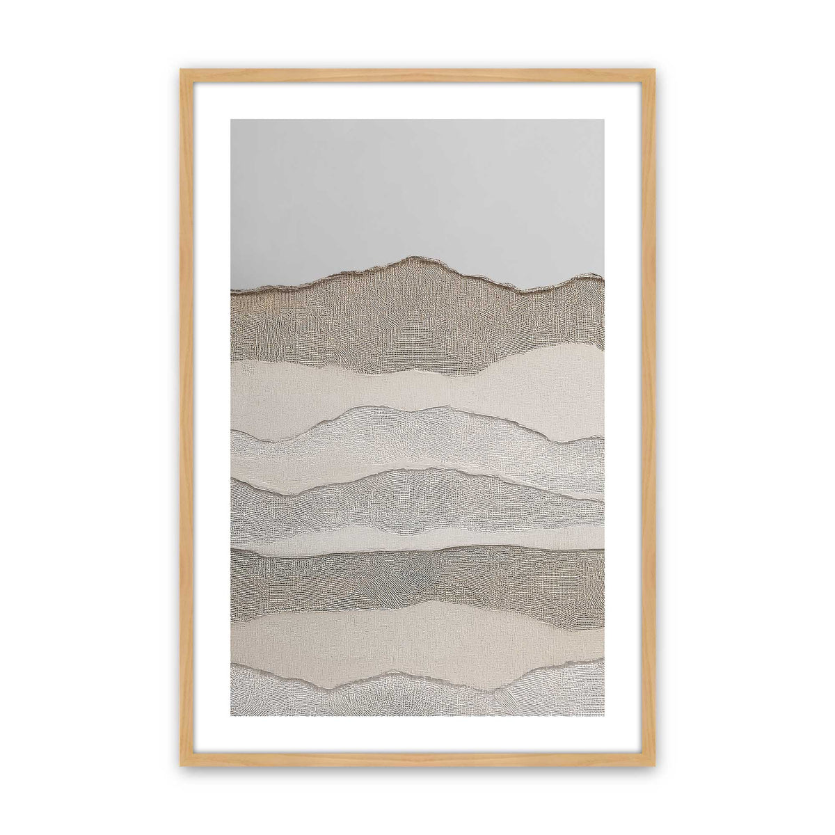 [Color:American Maple], Picture of art in an American Maple frame