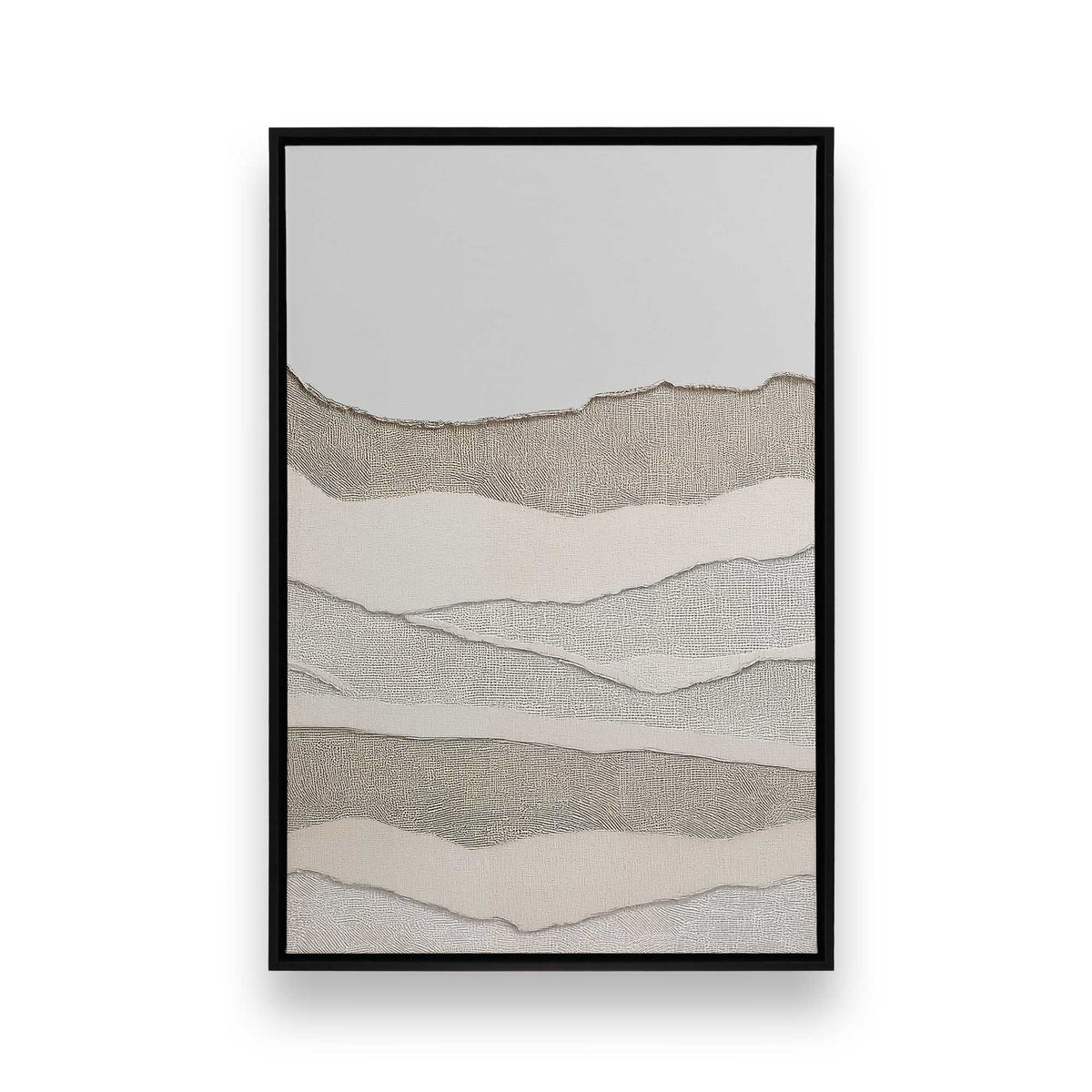 [Color:Satin Black], Picture of art in a Satin Black frame