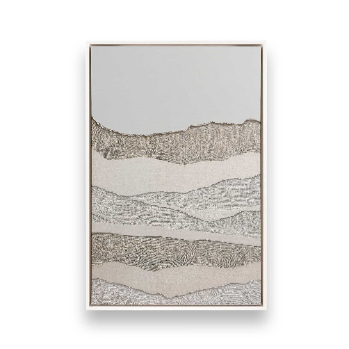 [Color:Opaque White], Picture of art in a White frame