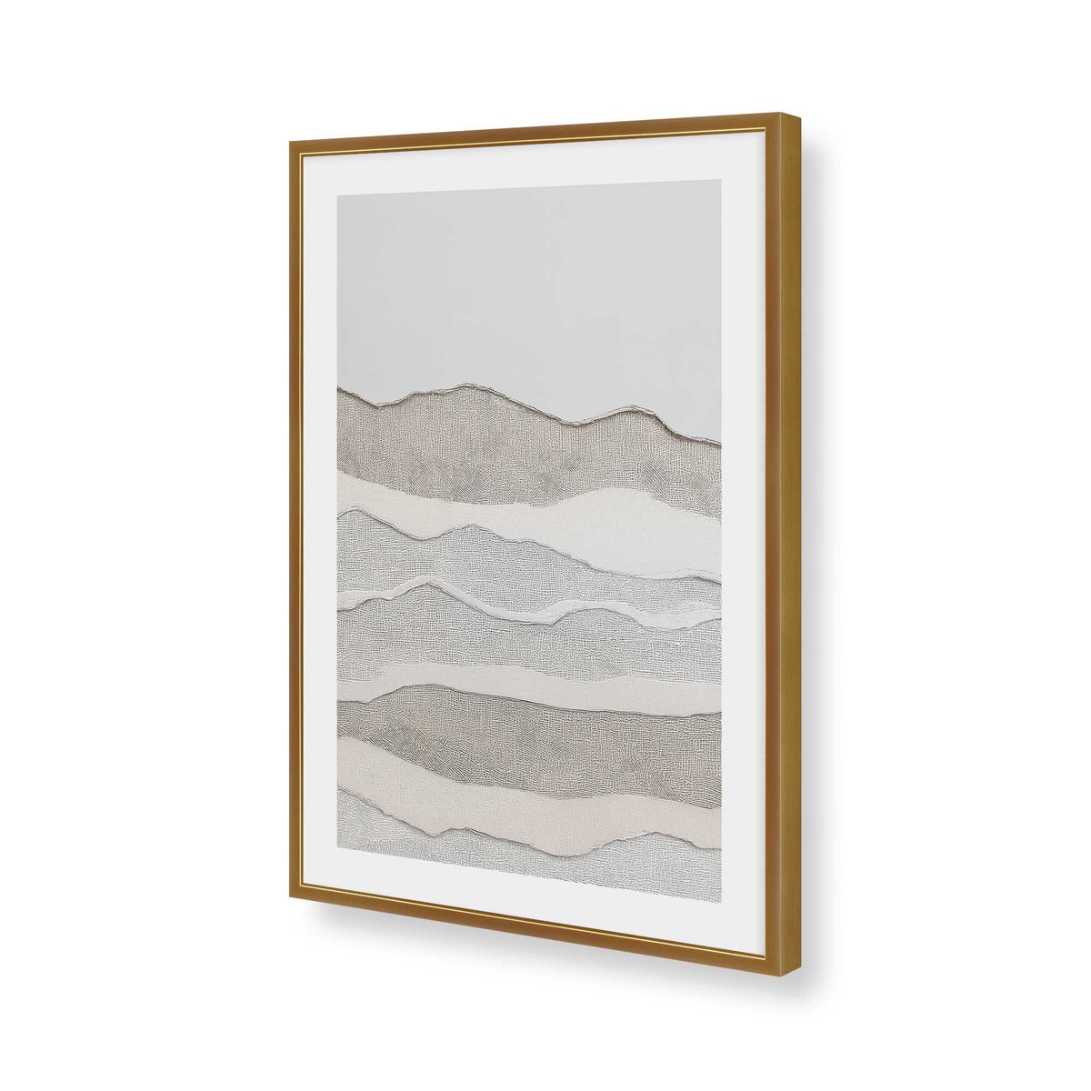 [Color:Polished Gold], Picture of art in a Polished Gold frame of the corner