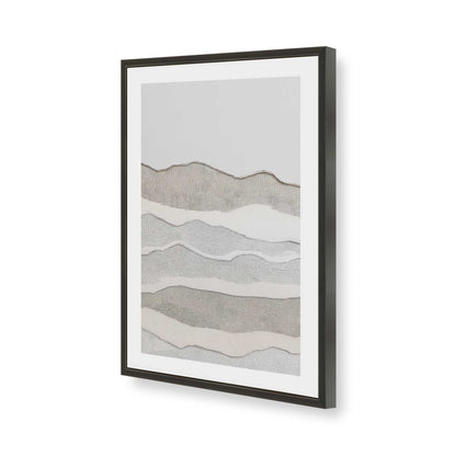 [Color:Satin Black], Picture of art in a Satin Black frame of the corner