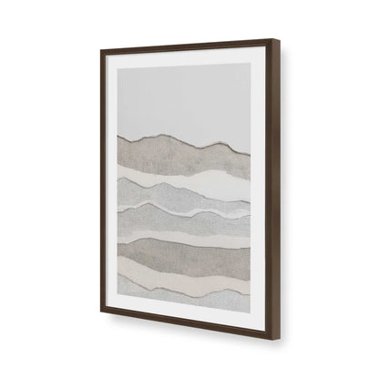 [Color:Brown], Picture of art in a Brown frame of the corner