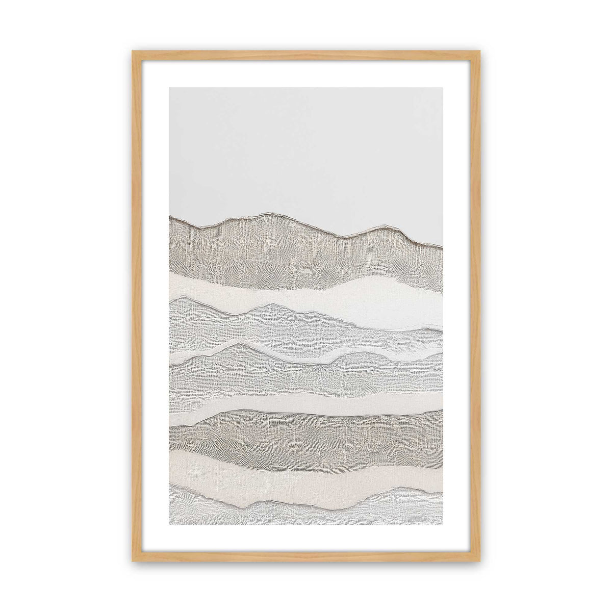 [Color:American Maple], Picture of art in a American Maple frame