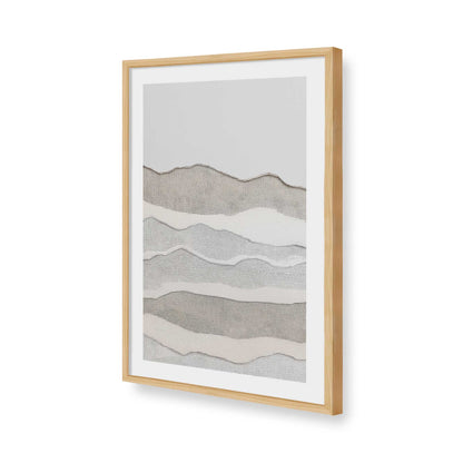 [Color:American Maple], Picture of art in a American Maple frame of the corner