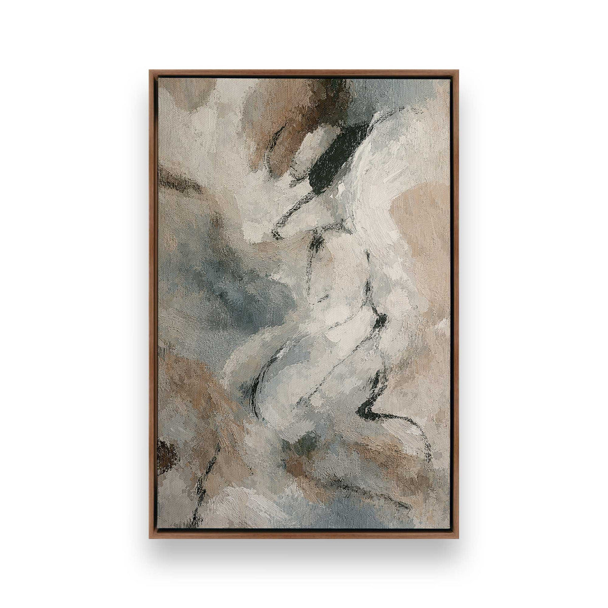 [Color:Walnut], Picture of art in a Walnut frame