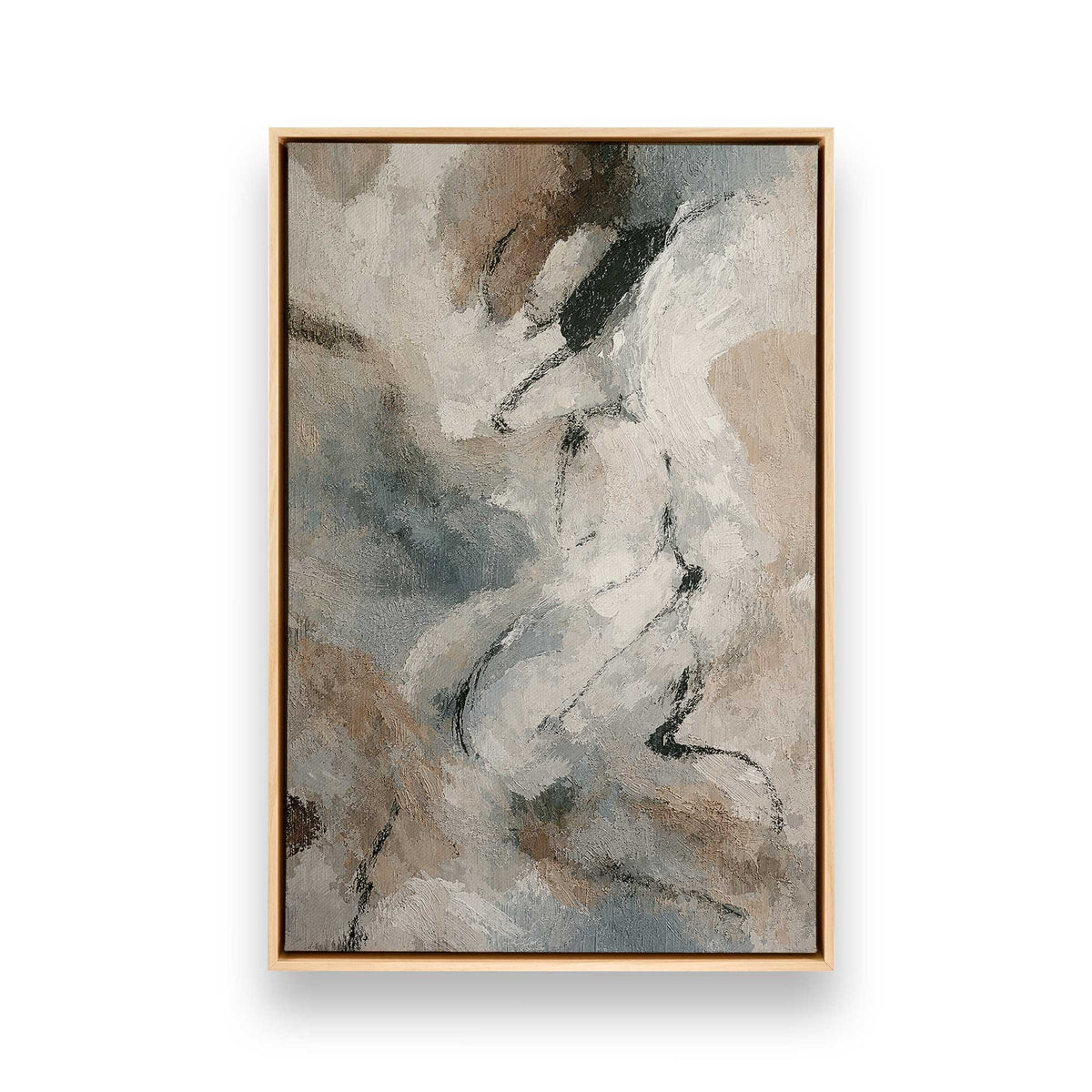 [Color:American Maple], Picture of art in a American Maple frame