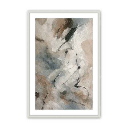 [Color:Opaque White], Picture of art in a Opaque White frame