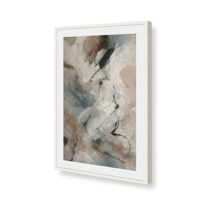 [Color:Opaque White], Picture of art in a Opaque White frame of the corner