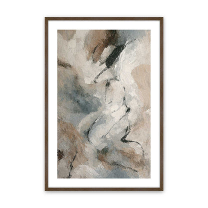 [Color:Walnut], Picture of art in a Walnut frame