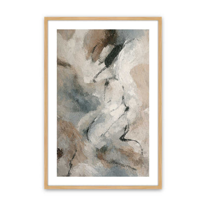 [Color:American Maple], Picture of art in a American Maple frame