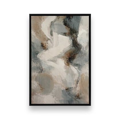 [Color:Satin Black], Picture of art in a Satin Black frame