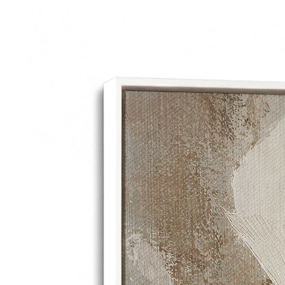 [Color:Opaque White], Picture of art in a White frame at an angle