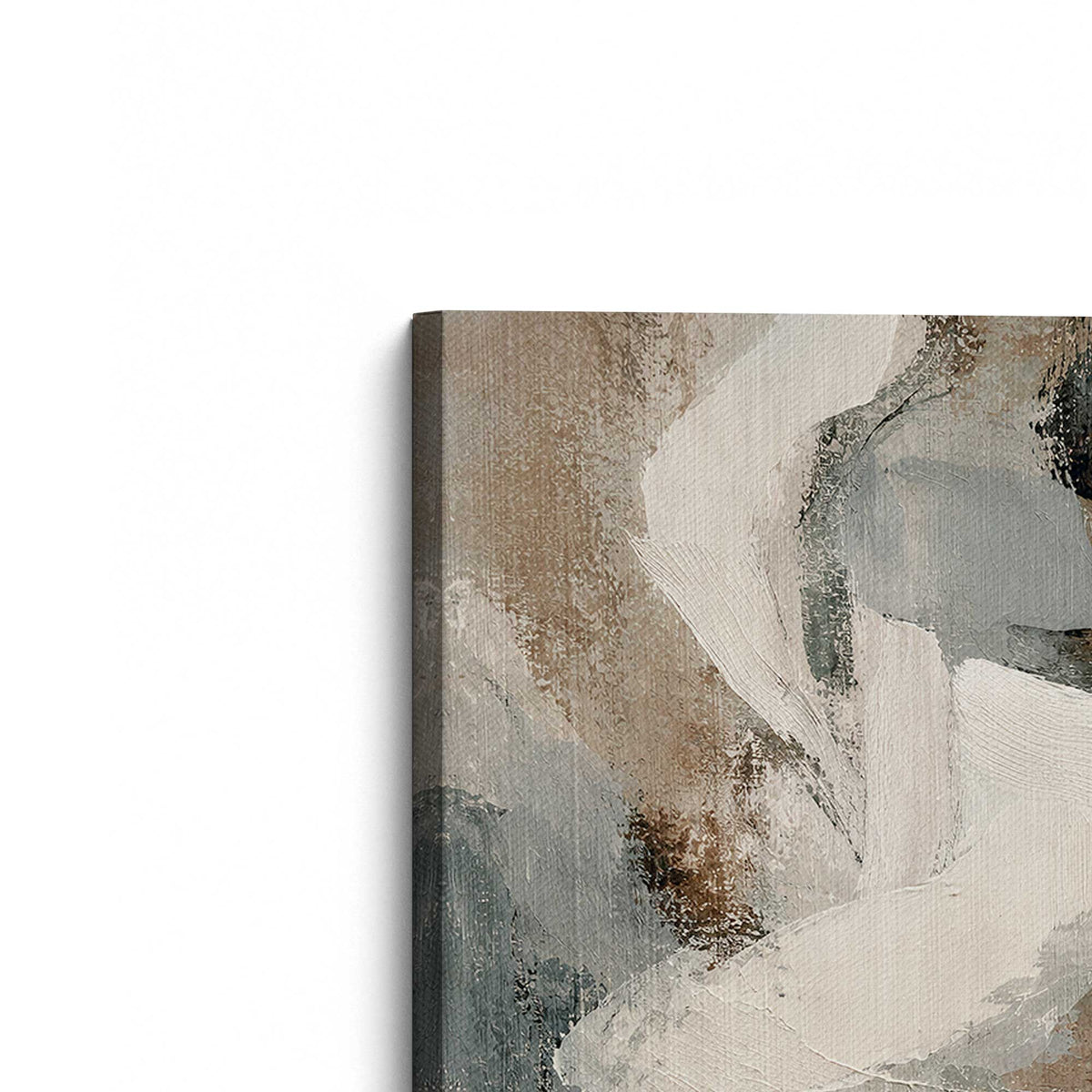 [Color:Stretched Canvas], Picture of the corner of the art