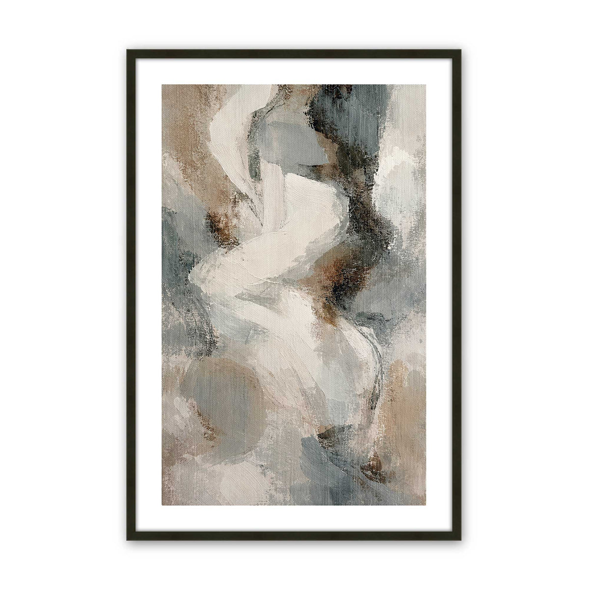 [Color:Satin Black], Picture of art in a Satin Black frame