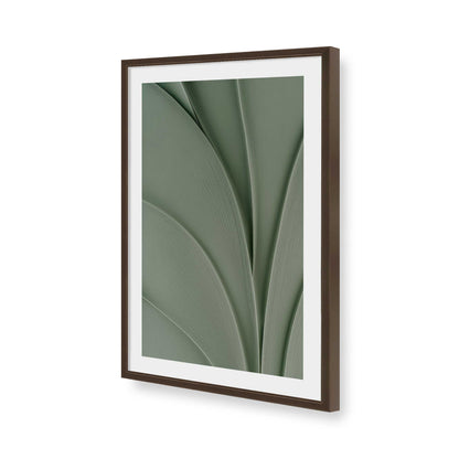 [Color:Brown], Picture of art in a Brown frame of the corner