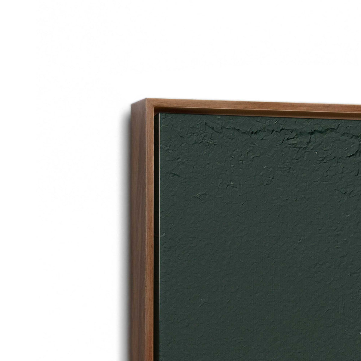 [Color:Walnut], Picture of art in a Walnut frame at an angle