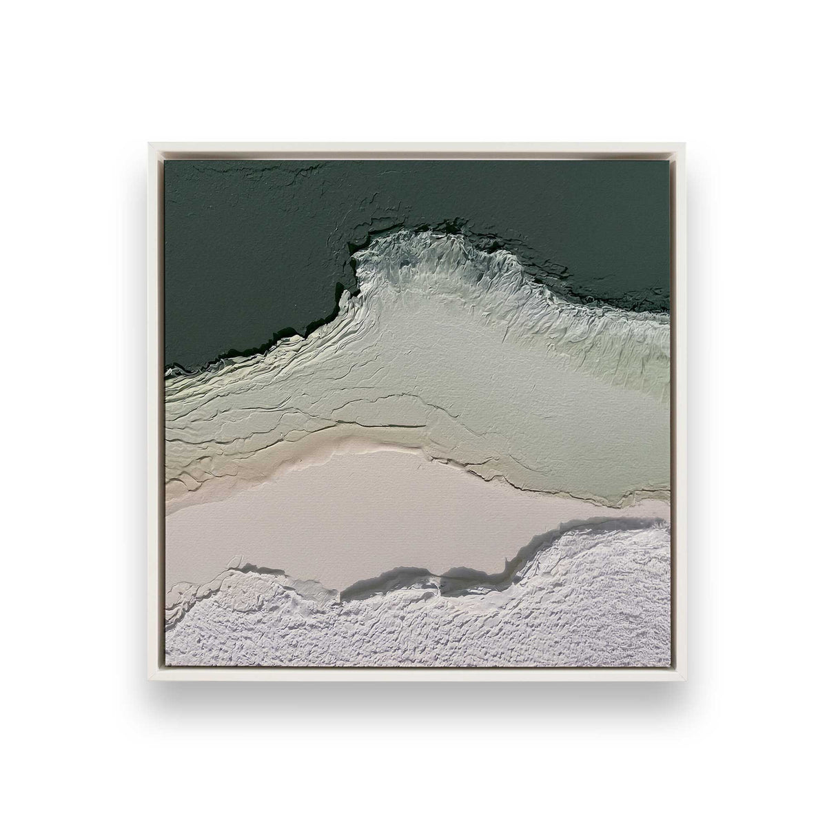 [Color:Opaque White], Picture of art in a White frame