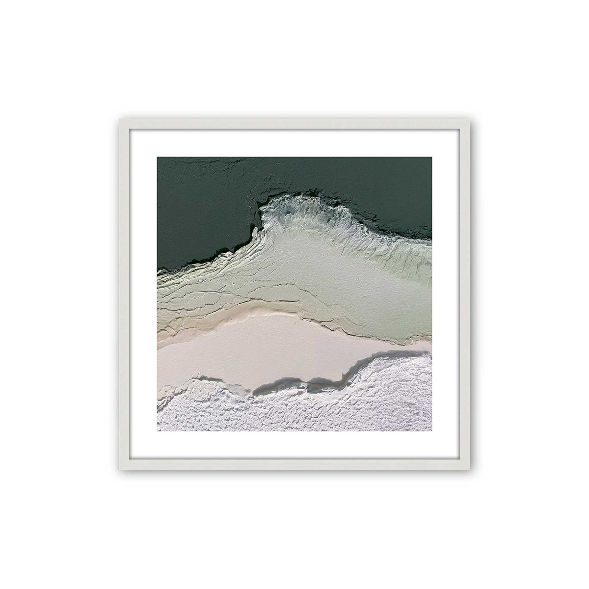 [Color:Opaque White], Picture of art in an Opaque White frame