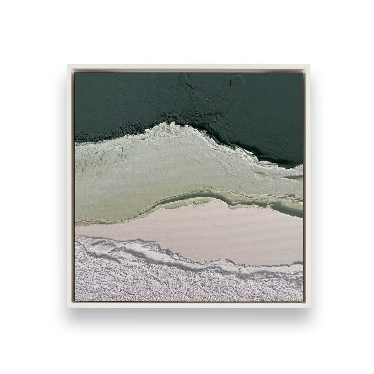 [Color:Opaque White], Picture of art in a White frame