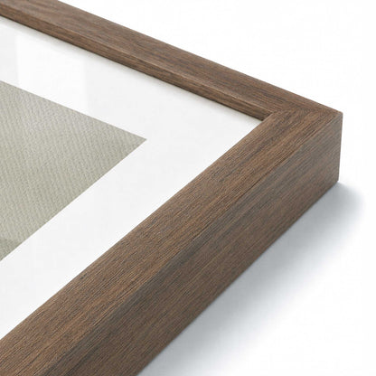 [Color:Walnut], Picture of art in a Walnut frame at an angle