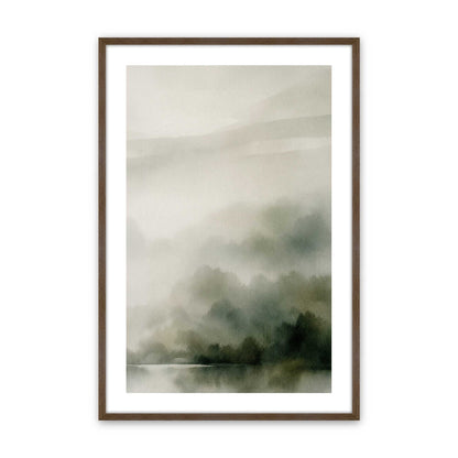 [Color:Walnut], Picture of art in a Walnut frame