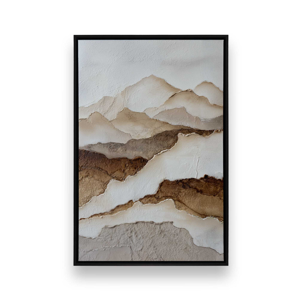 [Color:Satin Black], Picture of art in a Satin Black frame