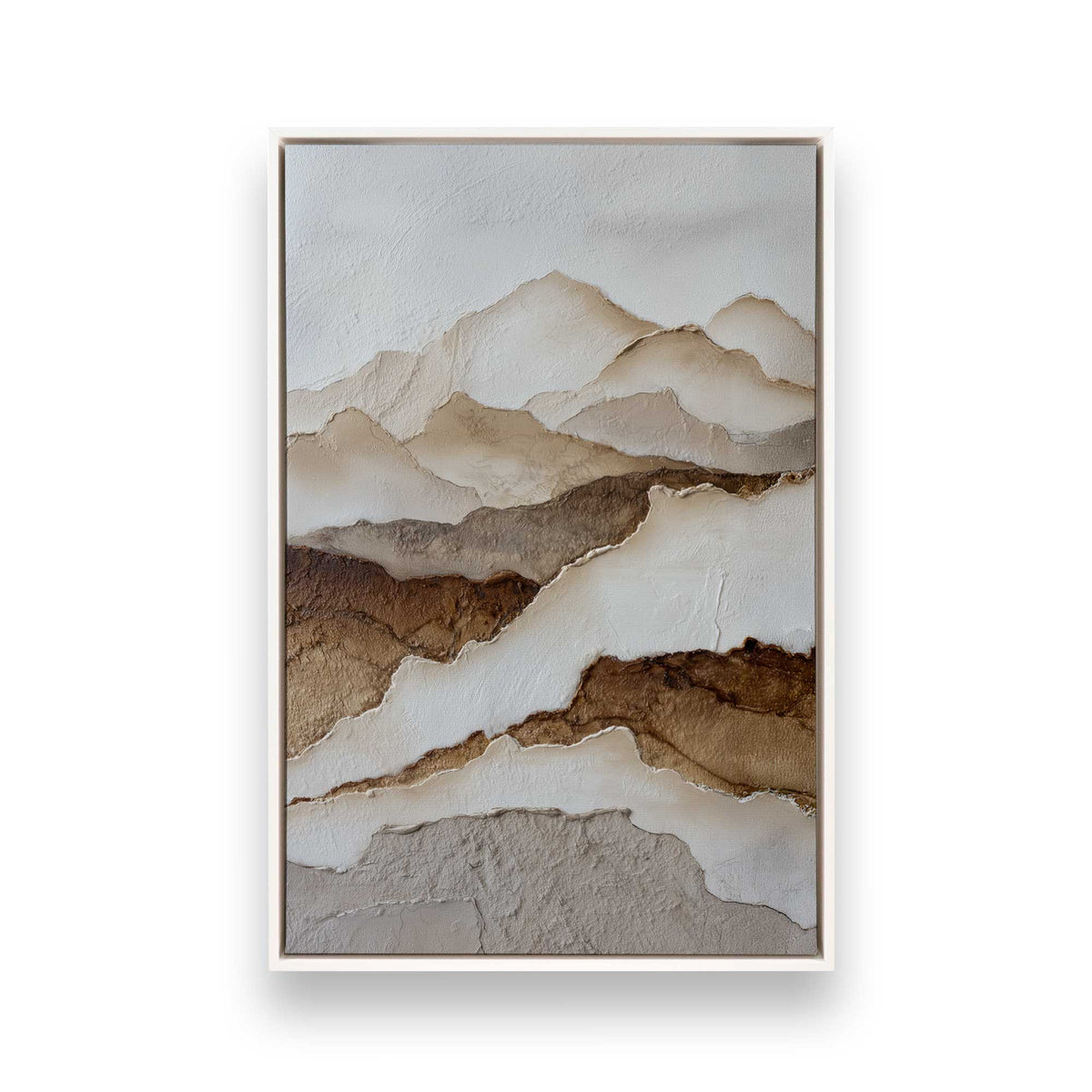 [Color:Opaque White], Picture of art in a White frame