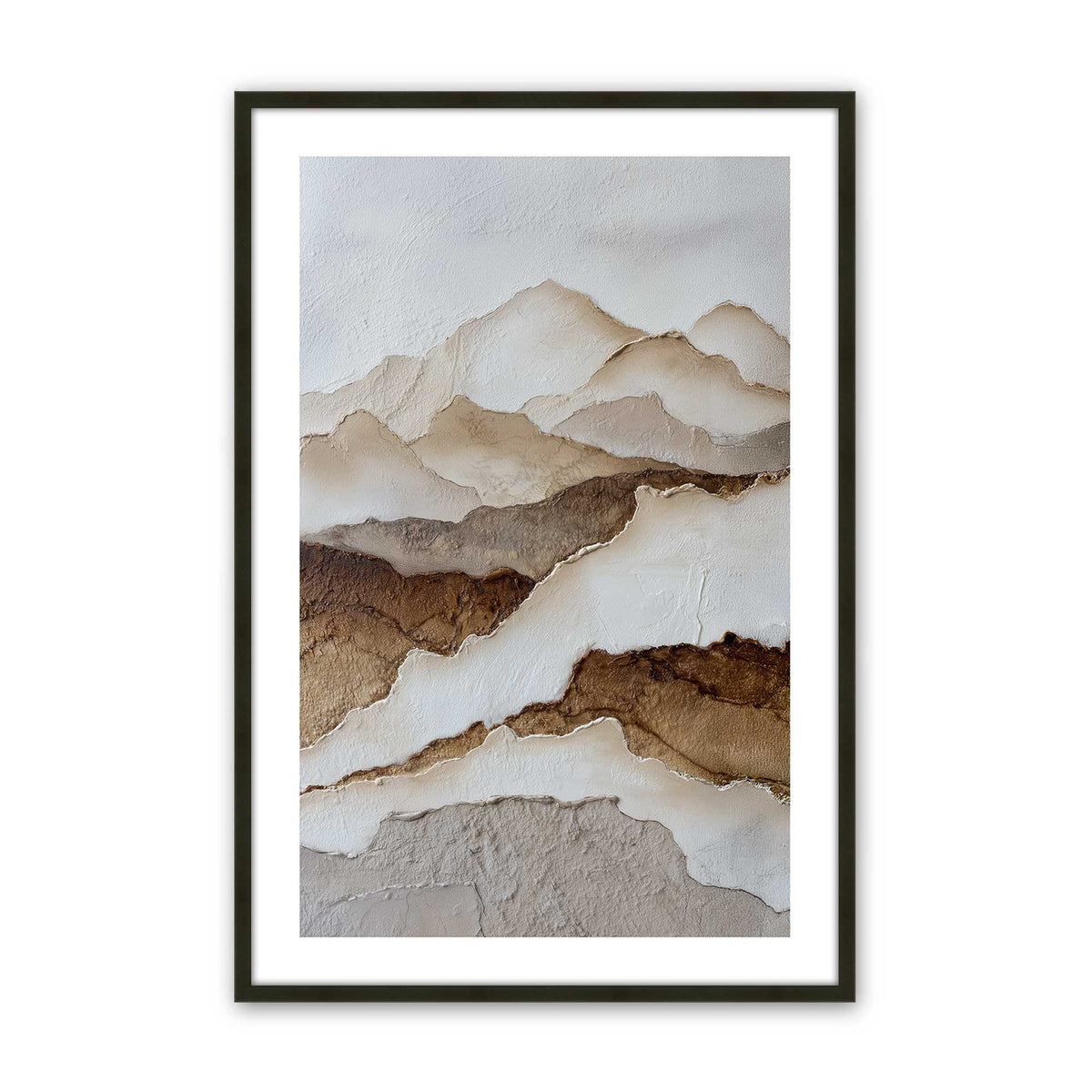 [Color:Satin Black], Picture of art in a Satin Black frame