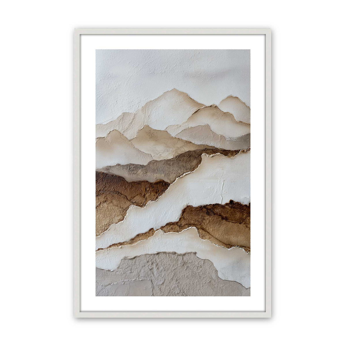 [Color:Opaque White], Picture of art in an Opaque White frame