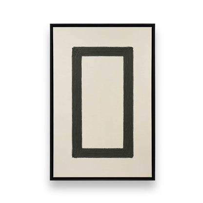 [Color:Satin Black], Picture of art in a Satin Black frame