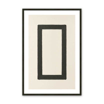 [Color:Satin Black], Picture of art in a Satin Black frame