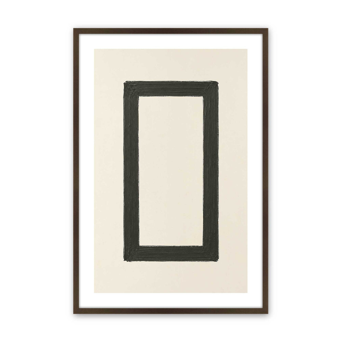 [Color:Belvinder Brown], Picture of art in a Belvinder Brown frame